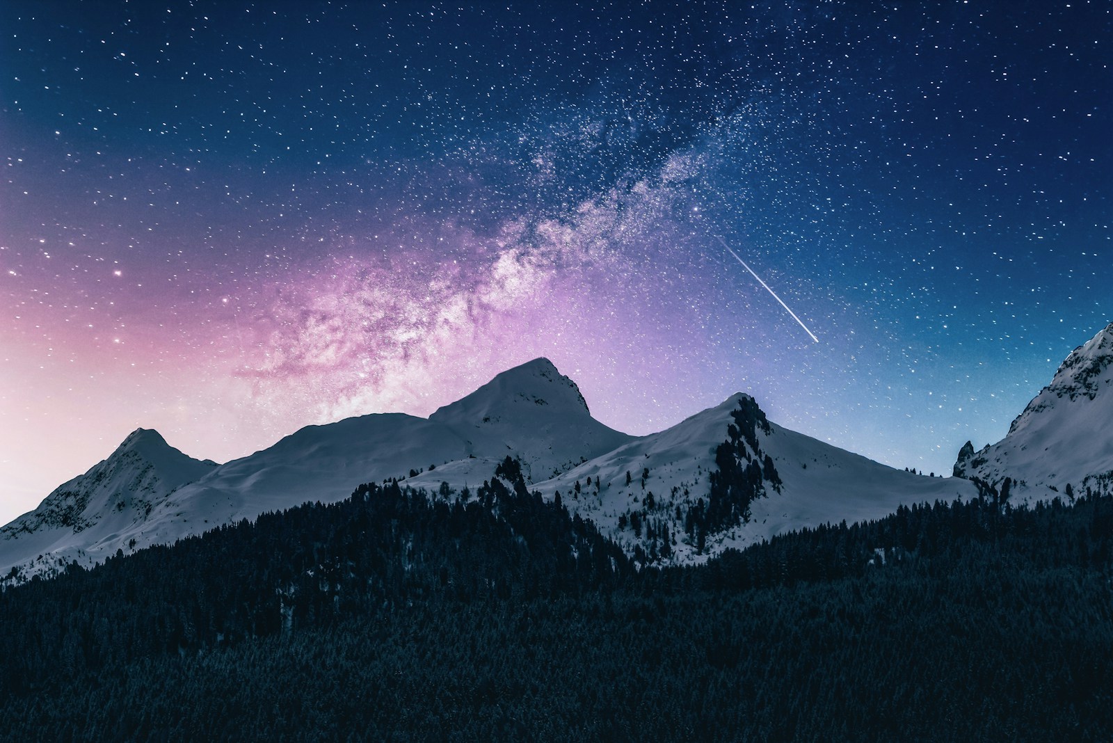 Alpine Landschaft im deutschsprachigen Alpenraum